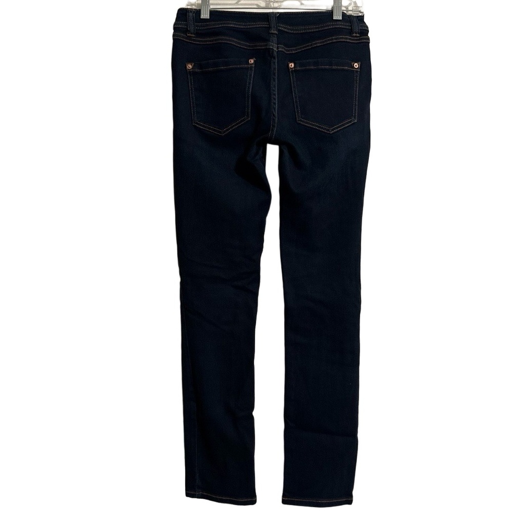 INC Jeans Womens 4 Dark Blue Skinny Leg Regular Fit Denim Stretch 5 Pocket - Picture 5 of 5